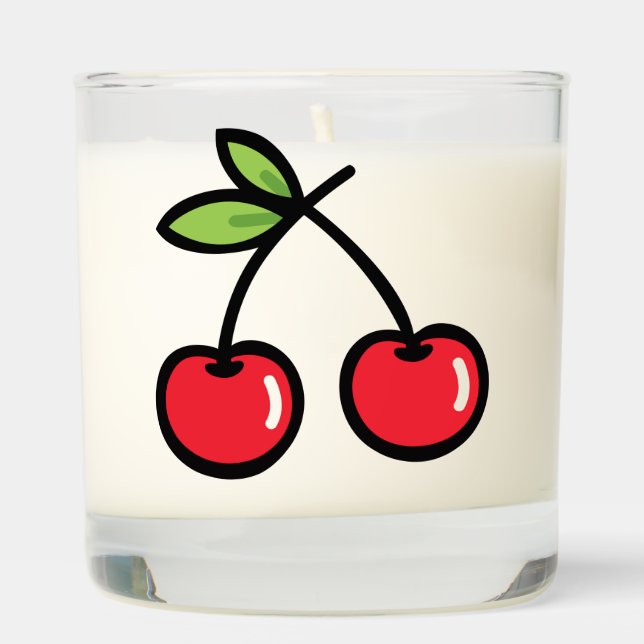 Sweet Cherry Scented Candle (Right)