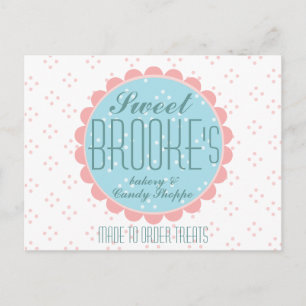 Sweet Chic Logo Postcard