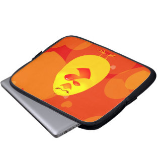 Sweet chick in love, laptop sleeve