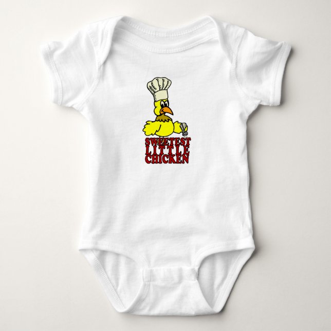 Sweet Chicken BBQ Baby Bodysuit (Front)