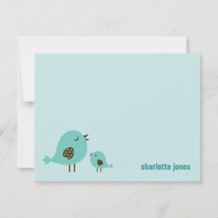 Sweet Chicks Thank You Cards - Blue