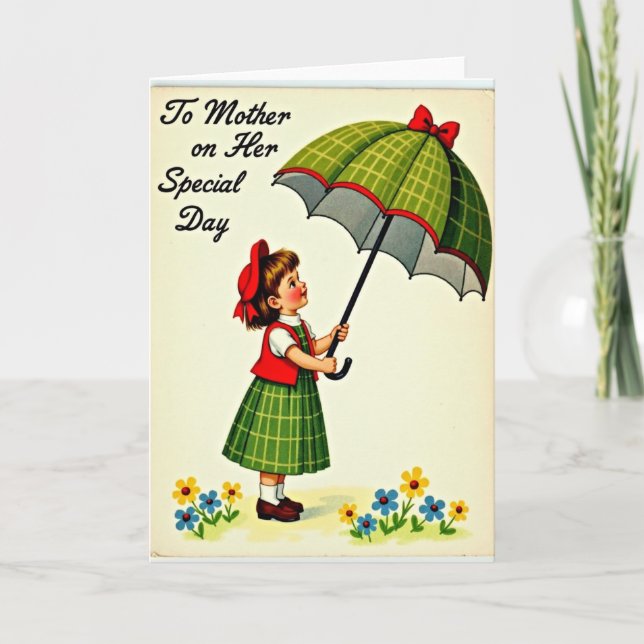 Sweet Child Mothers Day Card (Front)