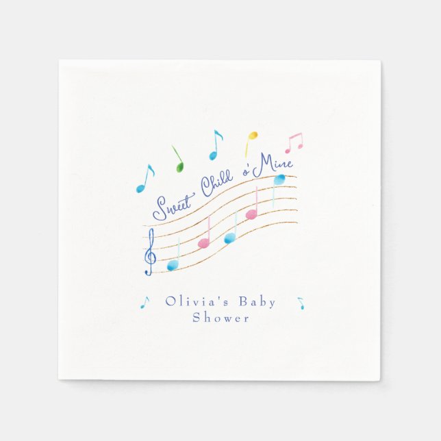 Sweet Child of Mine Musical Napkin (Front)
