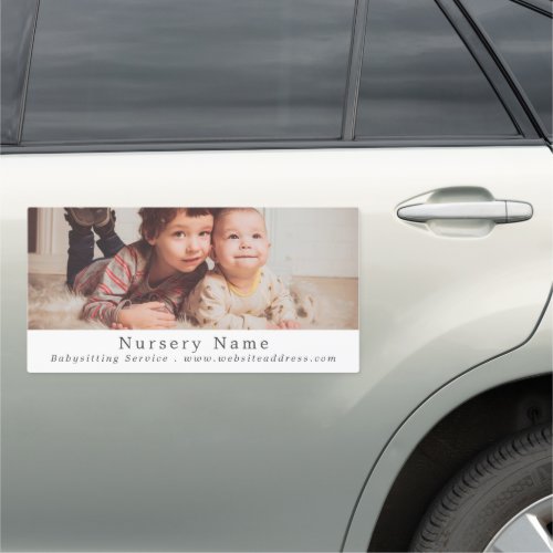 Sweet Children Babysitter Daycare Nursery Car Magnet