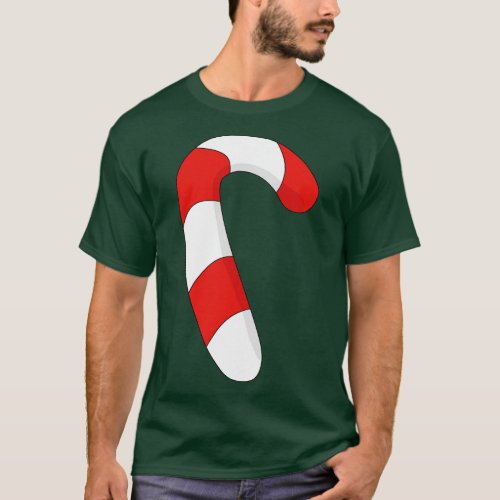 Sweet Christmas Candy Cane design ideas cartoon T_Shirt