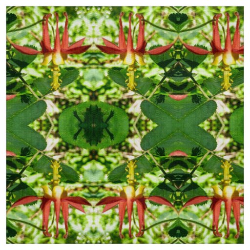 Sweet Christmas Columbine Fabric