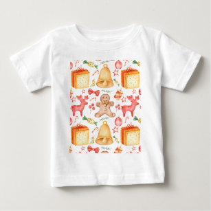 Sweet Christmas Cookies and Candies         Baby T-Shirt