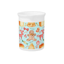 Sweet Christmas Cookies and Candies      Beverage Pitcher