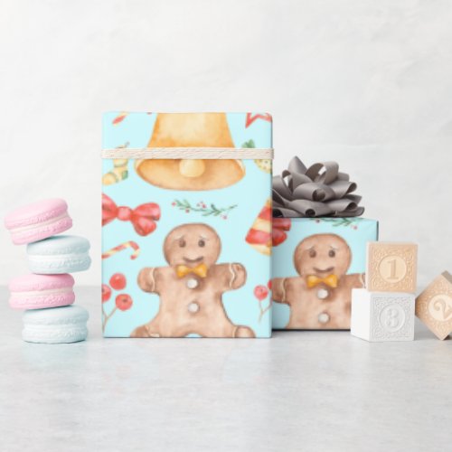 Sweet Christmas Cookies and Candies       Wrapping Paper