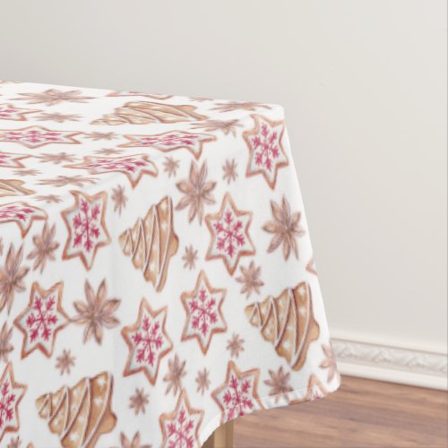 Sweet Christmas Cookies Pattern Tablecloth