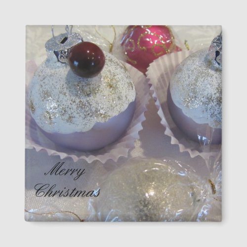 Sweet Christmas Cupcakes Magnet