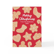 Sweet Christmas Gingerbread Cookies