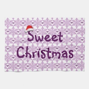 Sweet Christmas Snowflake Pattern Towel