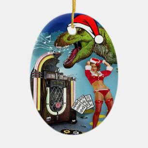 Sweet Christmas Song Ceramic Ornament