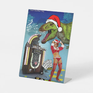 Sweet Christmas Song Pedestal Sign