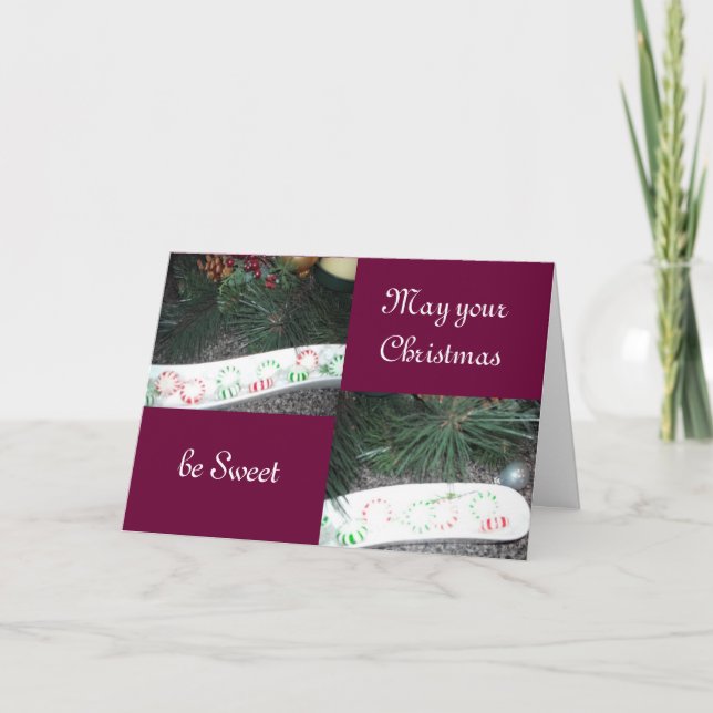 Sweet Christmas Treats Holiday Card (Front)