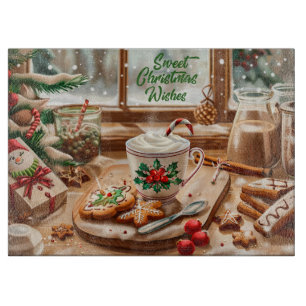 Sweet Christmas Wishes Cutting Board