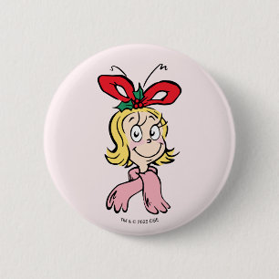 Sweet Cindy Lou Who Portrait Button