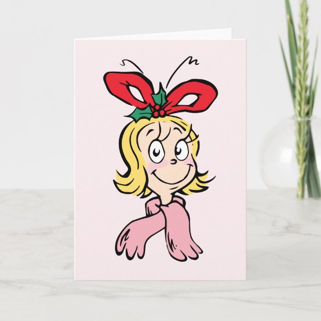 Sweet Cindy Lou Who Portrait Card (Front)