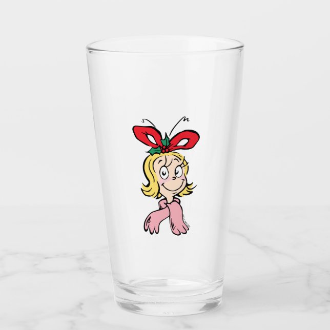 Sweet Cindy Lou Who Portrait Glass (Front)