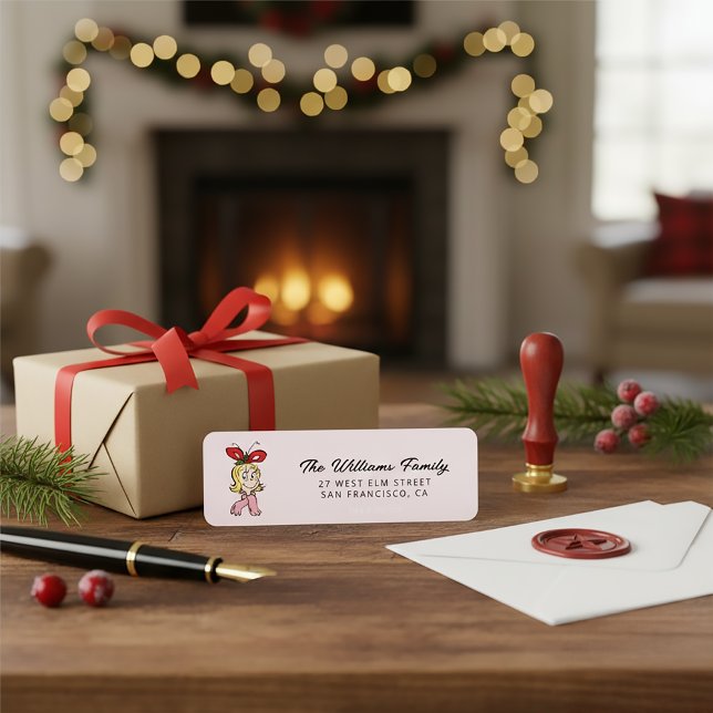 Sweet Cindy Lou Who Portrait Label (Creator Uploaded)