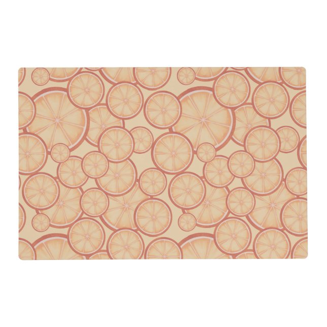 Sweet Citrus Bliss Placemat (Front)