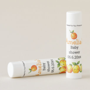 Sweet Citrus Cutie Baby Shower Lip Balm