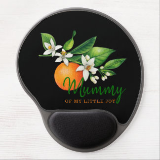 Sweet Citrus Mama To Be Baby Shower Gel Mouse Pad