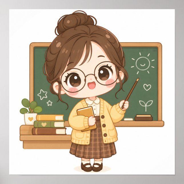 Sweet Classroom Teacher Poster (Front)