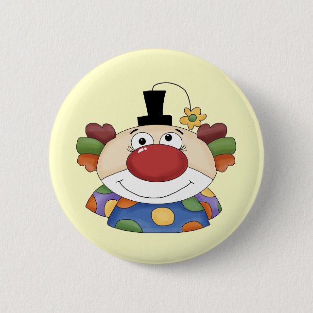 Sweet Clown Face Button (Front)