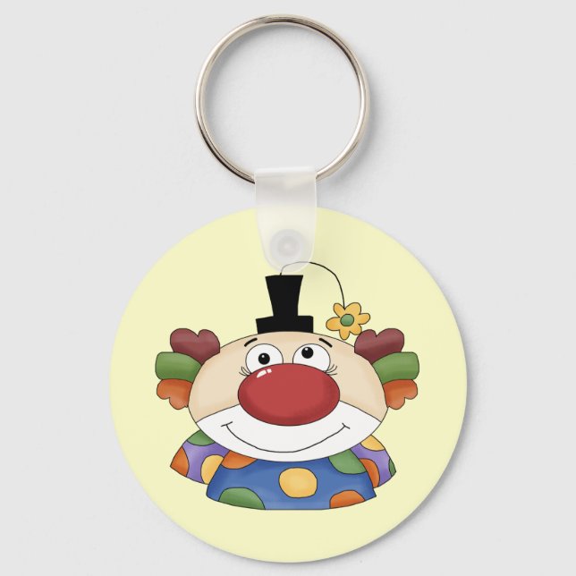 Sweet Clown Face Keychain (Front)