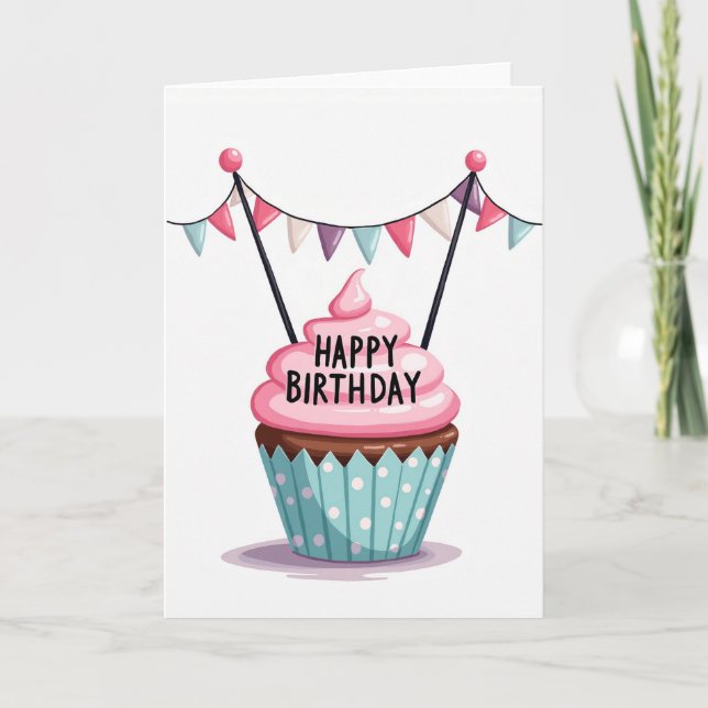 Sweet Cocoa Birthday Card (Front)