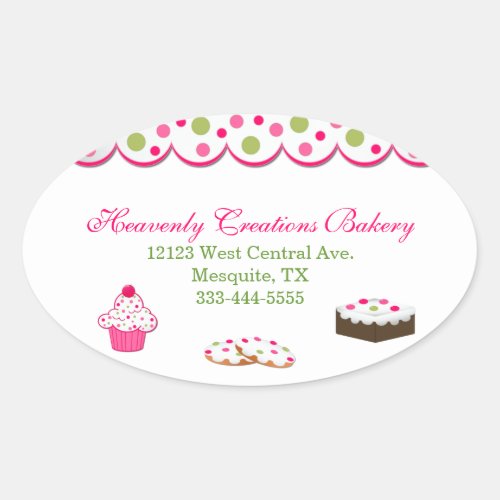 Sweet Colorful Bakery Stickers