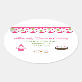 Sweet Colorful Bakery Stickers