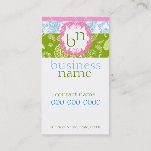 Sweet Colors Business Card