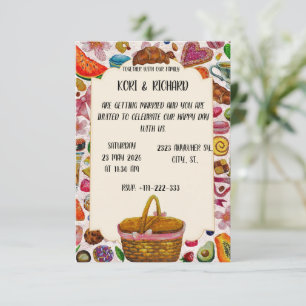 Sweet Confections Cute Pastry Save The Date