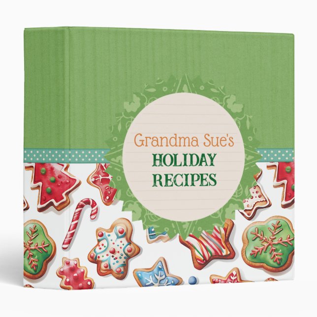 Sweet Cookies Recipe Binder (Front/Spine)