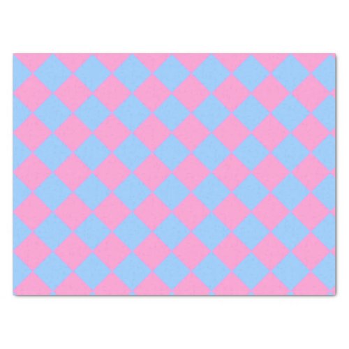 Sweet Coquette Checkered Pattern Tissue Paper