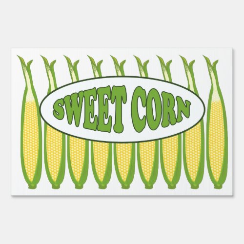 Sweet Corn Farm Stand Lg Yard Sign