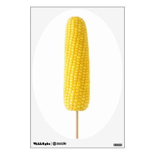 Sweet corn on stick wall sticker