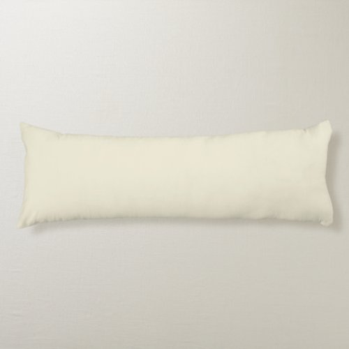 Sweet Corn Solid Color Body Pillow