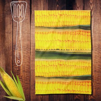 Sweet corn - vintage illustration