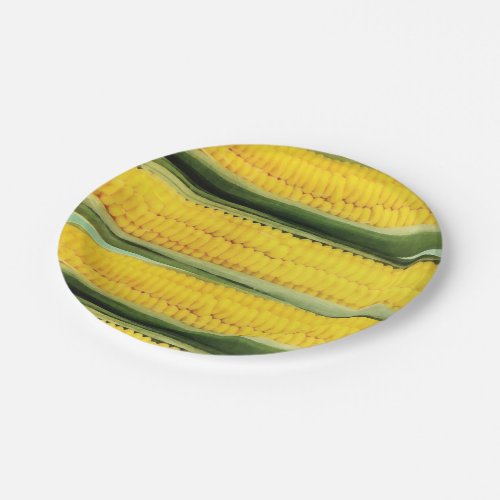 Sweet corn _ vintage illustration paper plates