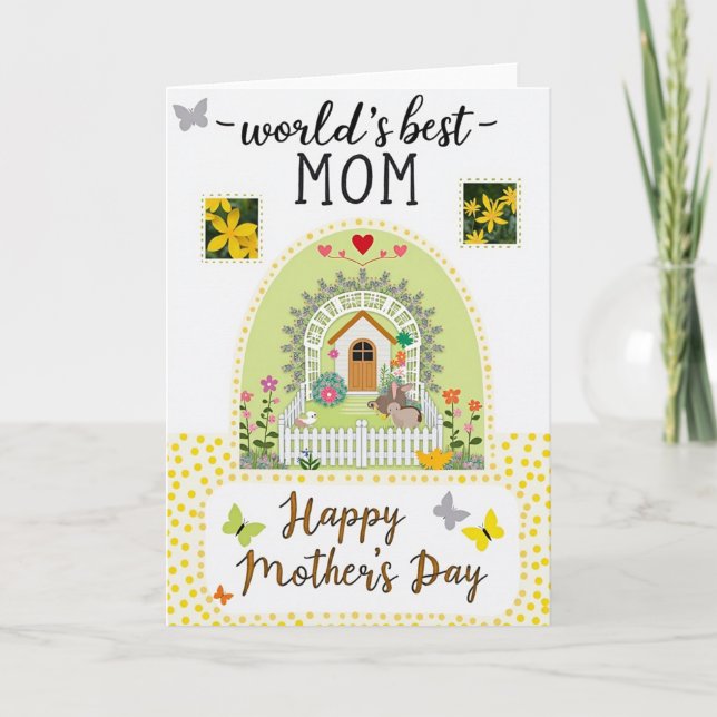 Sweet Cottage Mothers Day Card (Front)