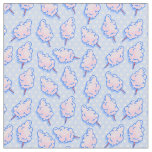 sweet cotton candy blue dots fabric