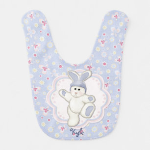 Sweet Country Bunny Animal Theme - Boy Bib