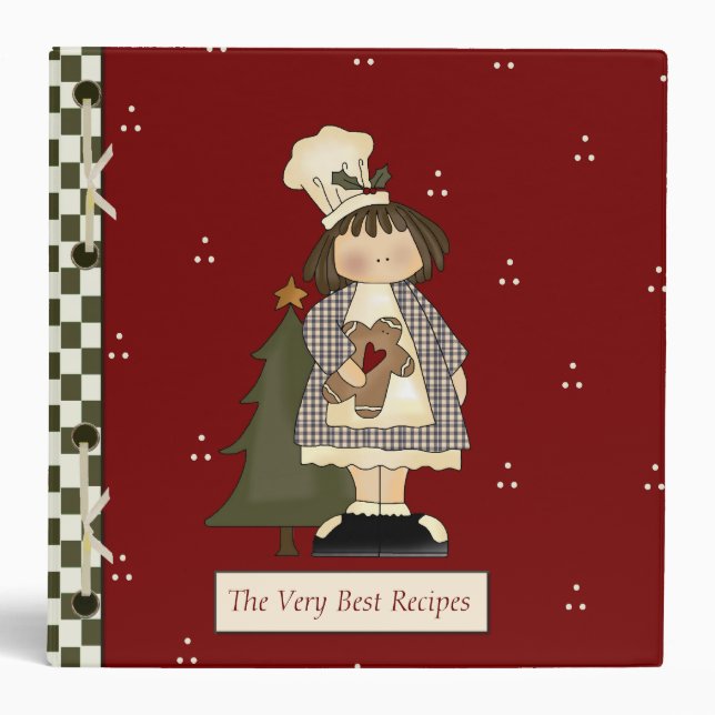 Sweet Country Girl Chef Holiday Recipe Binder (Front)