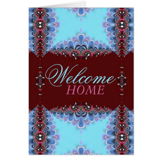 Sweet Country Lace Welcome Home Card (Front)