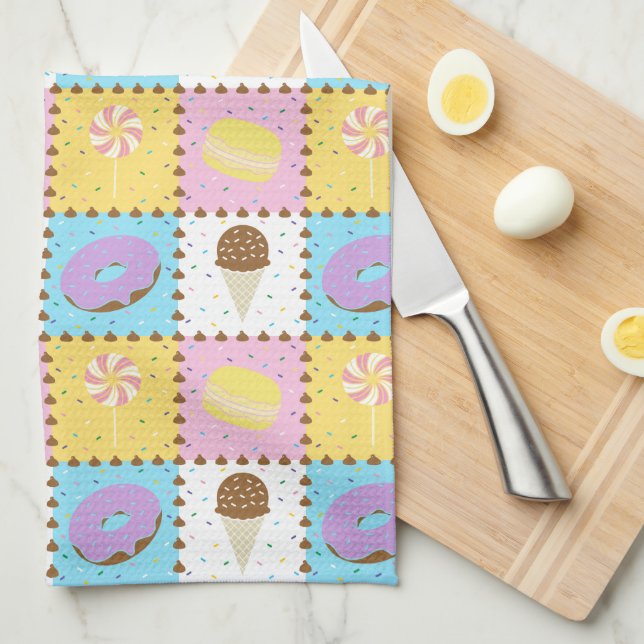 Sweet Cravings Kitchen Towel (Quarter Fold)