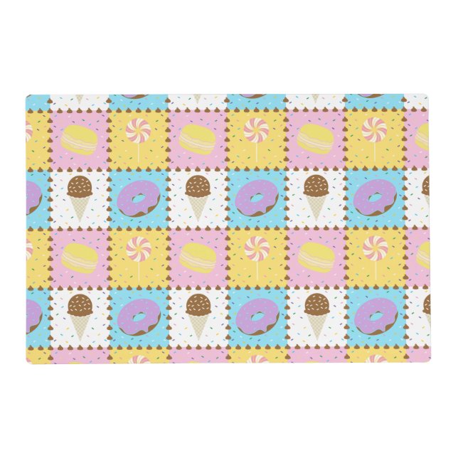 Sweet Cravings Laminated Place Mat (Front)